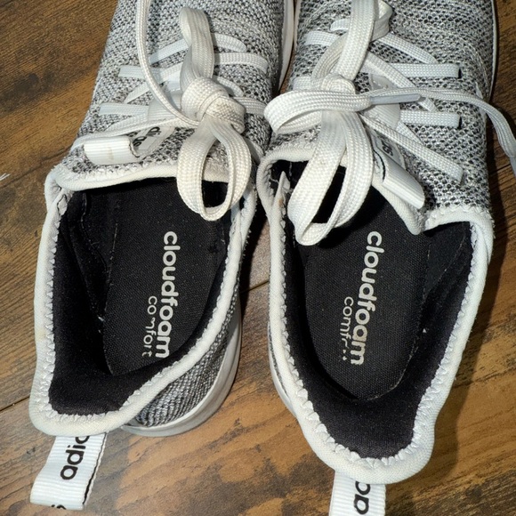 Adidas Gray Knit Sneakers - Picture 8 of 12